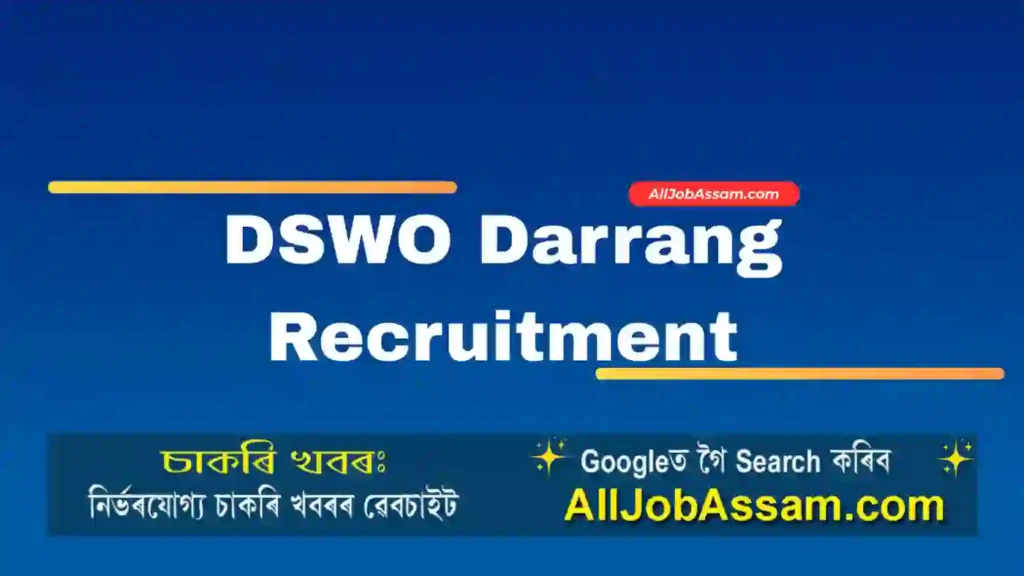 DSWO Darrang Recruitment