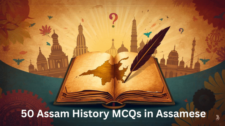 Assam History MCQs in Assamese