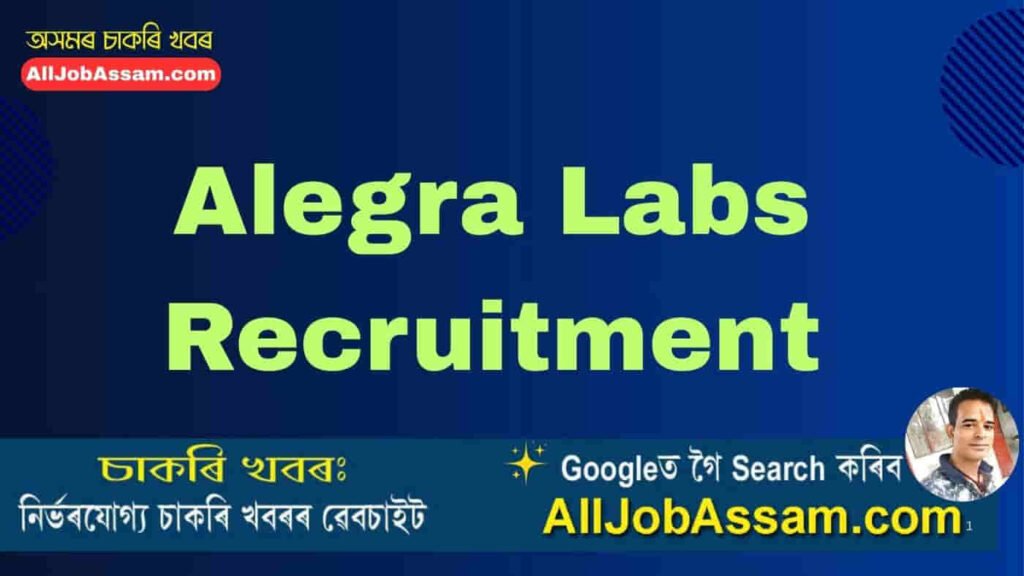 Alegra Labs Recruitment 2025 notification for 2 Python Developer posts in Guwahati with skills in Python, Django, Flask, Vue.js, and Typescript