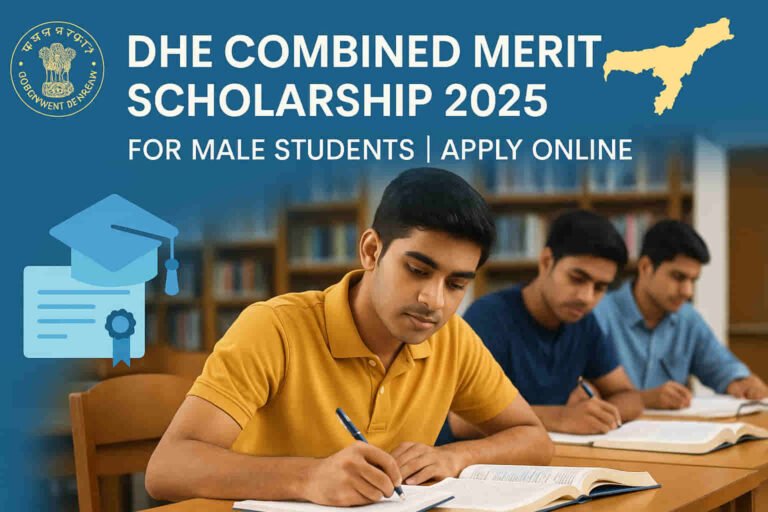 DHE Combined Merit Scholarship 2025 Assam – Apply Online for Degree and Master’s Scholarships for Male Students