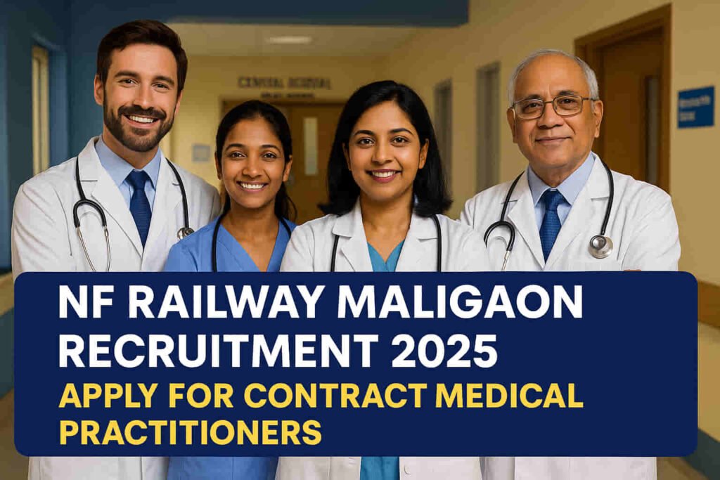 NF Railway Maligaon Recruitment 2025: Apply for Contract Medical Practitioners (CMP)