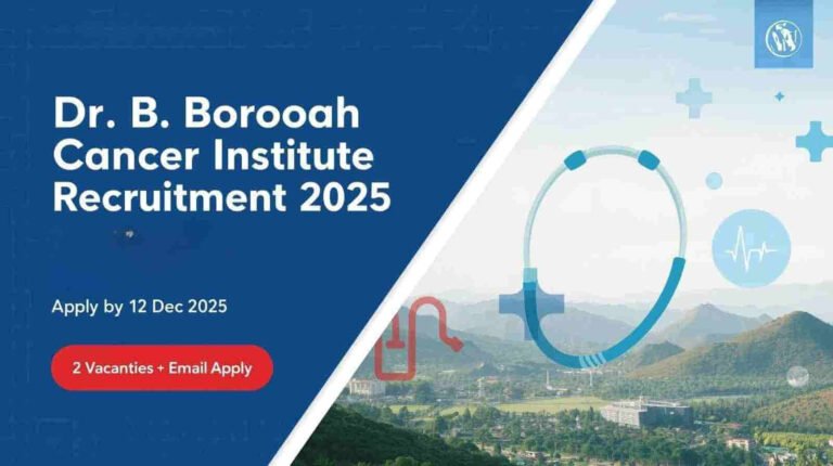 Dr B Borooah Cancer Institute Recruitment 2025 Music Therapist ANM Vacancy Apply Now