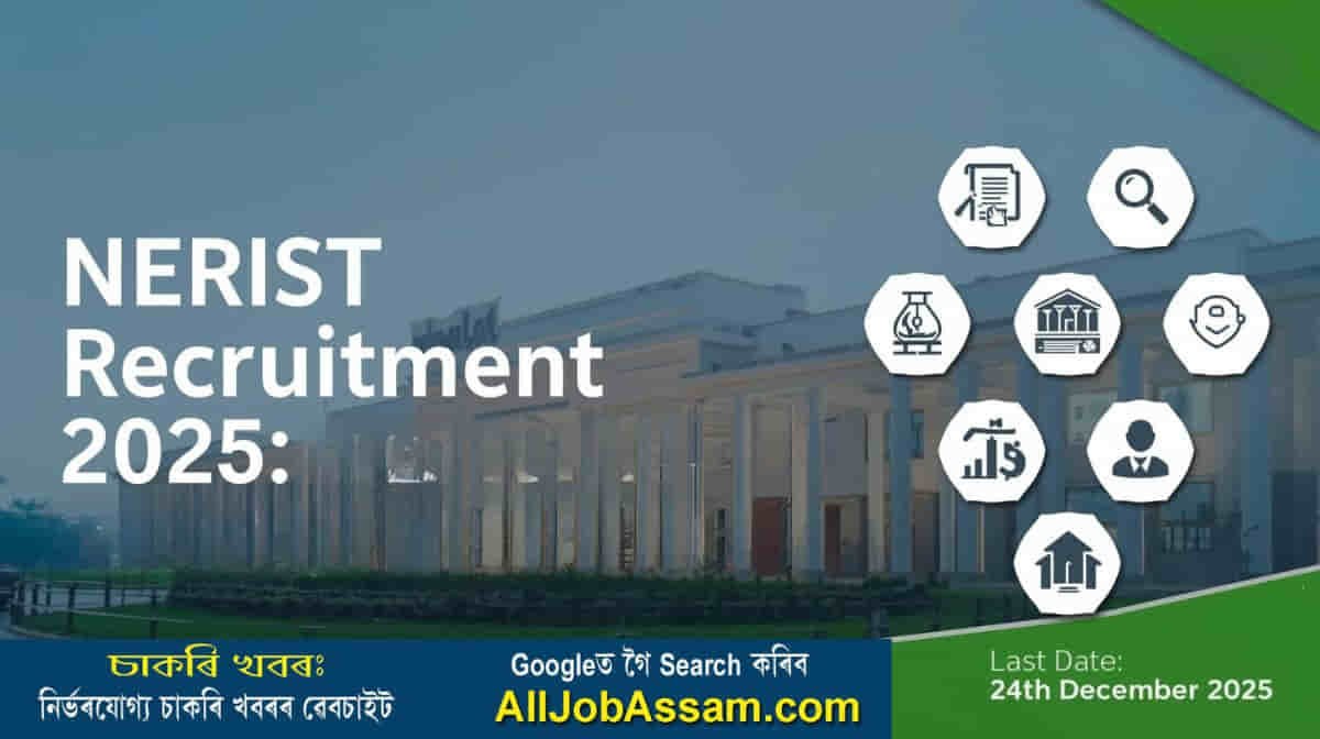NERIST Recruitment 2025 Non-Teaching Jobs Nirjuli Arunachal Pradesh — Apply by 24 Dec 2025