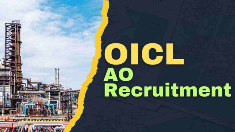 OICL AO Recruitment 2025 notification for 300 Administrative Officer (Generalist & Hindi Officer) vacancies with online application dates and exam schedule