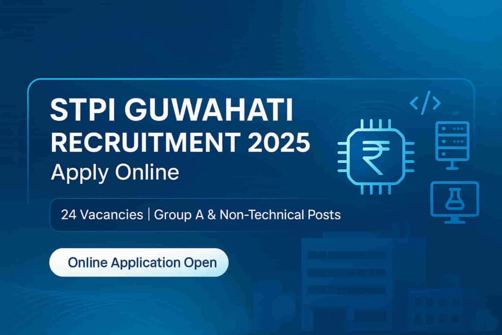 STPI Guwahati Recruitment 2025 Apply Online 24 Vacancies Notification