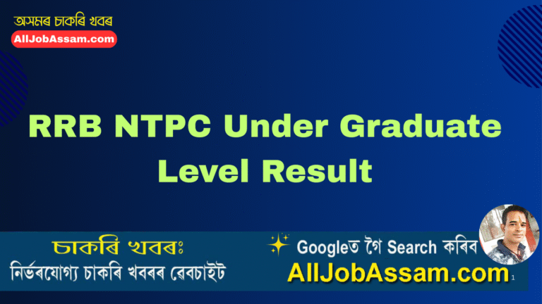 RRB NTPC UG Level Result 2025 released – Check region-wise result PDF, cutoff, and scorecard online