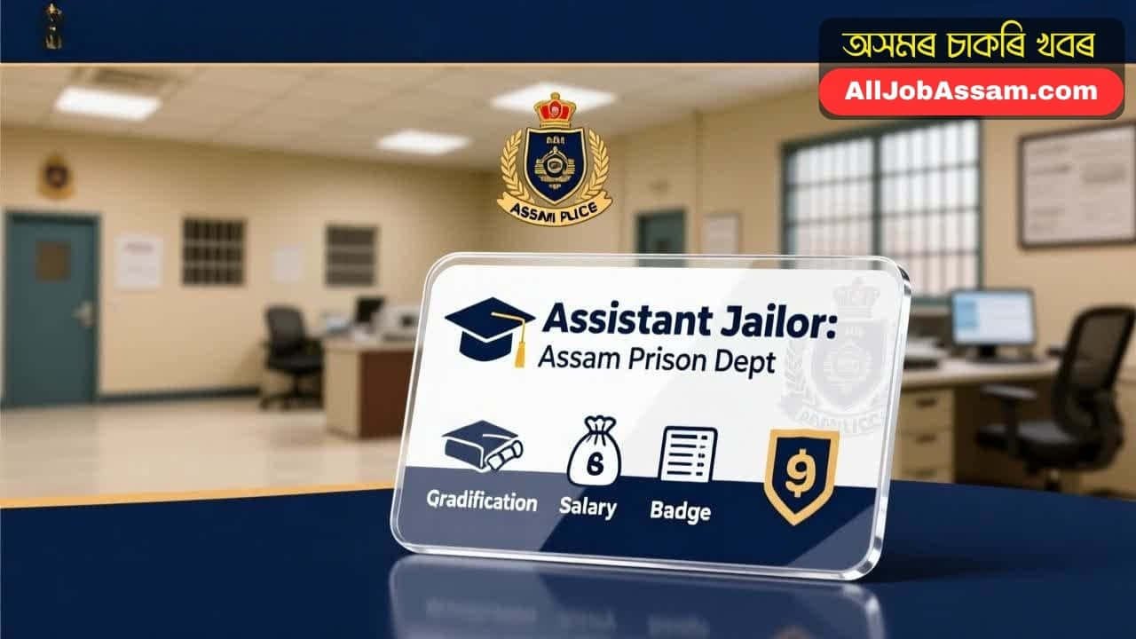 Assam Police Prison Department Assistant Jailor Recruitment Eligibility and Salary Details