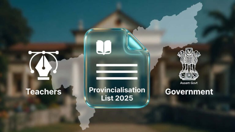 Assam Venture School Provincialisation List 2025 PDF Download for LP UP and High School Teachers
