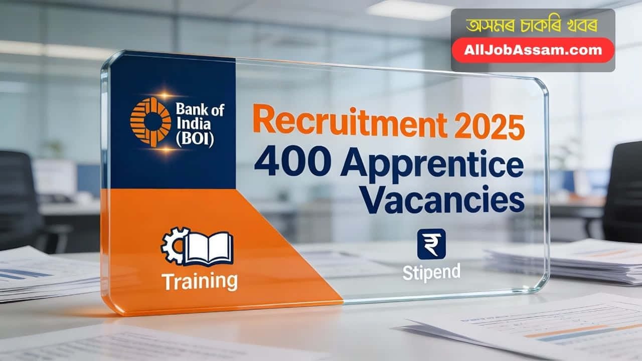 Bank of India Apprentice Recruitment 2025 Notification for 400 Vacancies
