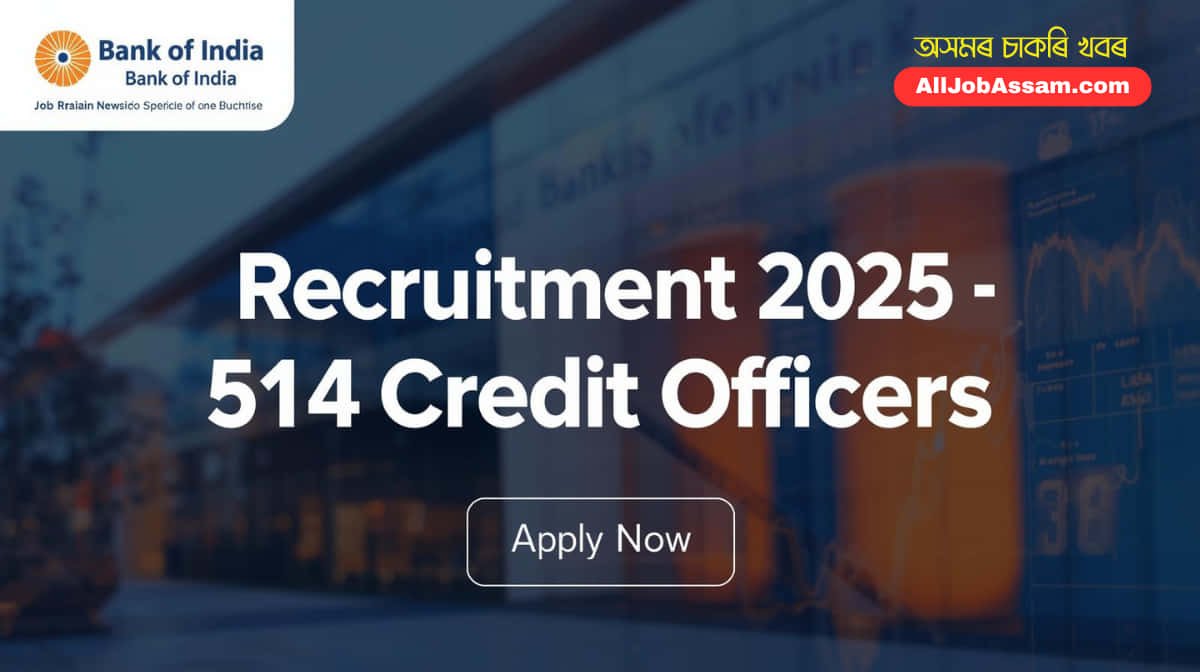 Bank of India Recruitment 2025 Credit Officer Vacancy Notification