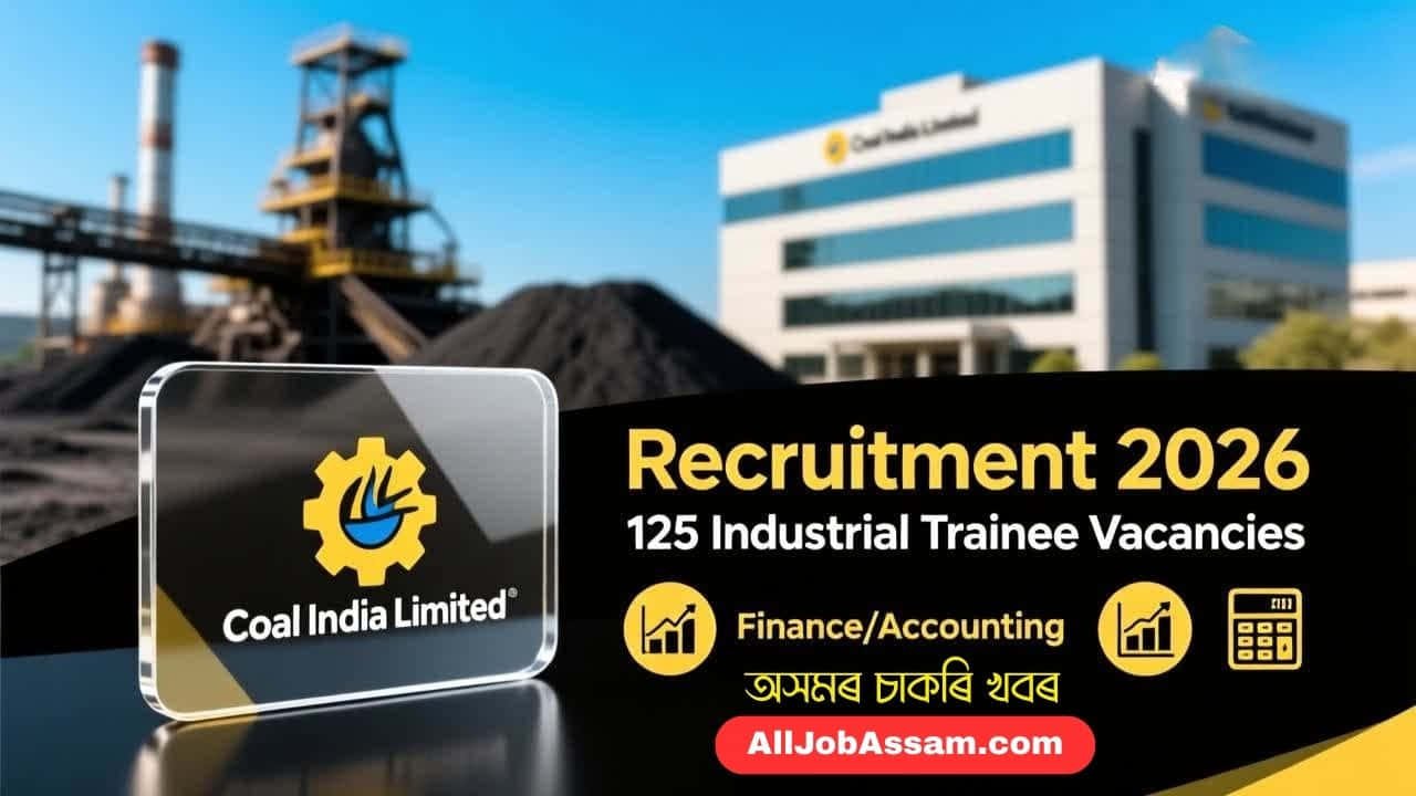 Coal India Recruitment 2026 Official Notification for Industrial Trainee Vacancy