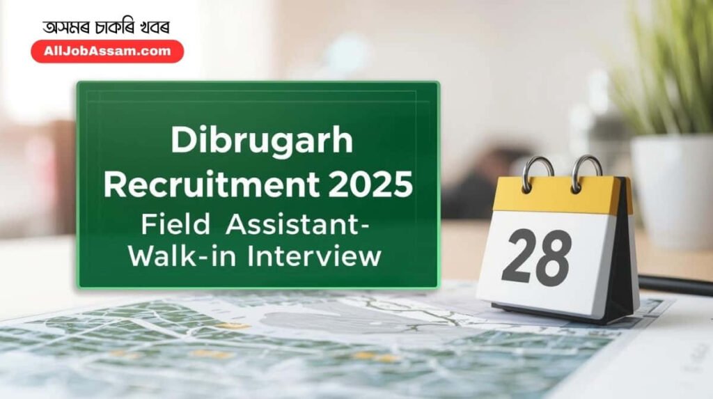 Dibrugarh Revenue Circle Recruitment 2025 Walk-in Interview for Field Assistant Mission Basundhara