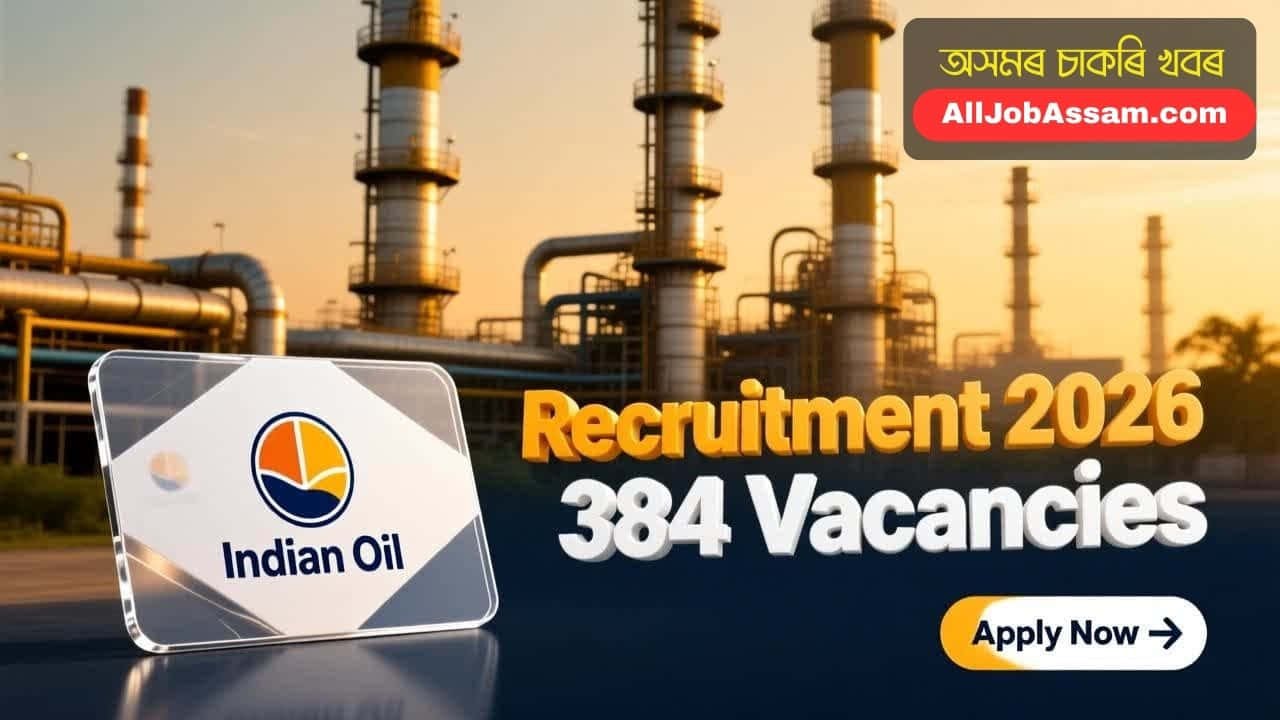 IOCL Non Executive Personnel Recruitment 2026 Notification for 384 Vacancies