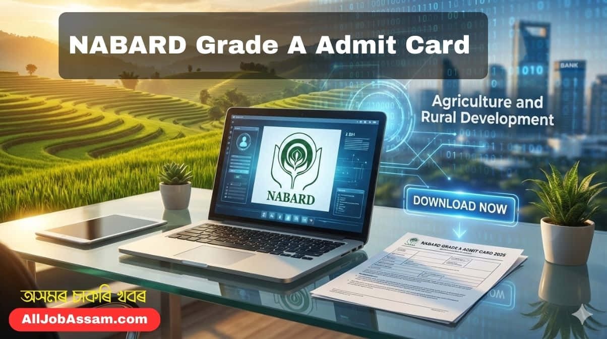 NABARD Grade A Admit Card 2025 Download for Assistant Manager Exam on 20th December