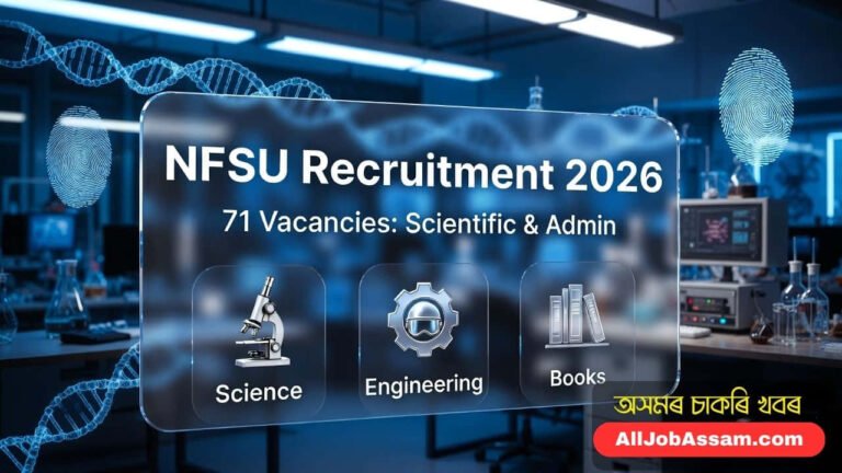 NFSU Recruitment 2026 Notification for 71 Scientific and Administrative Vacancies