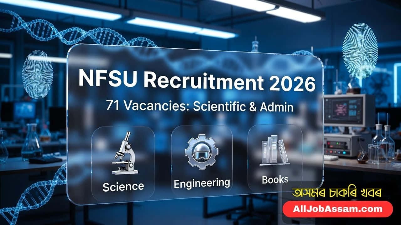 NFSU Recruitment 2026 Notification for 71 Scientific and Administrative Vacancies