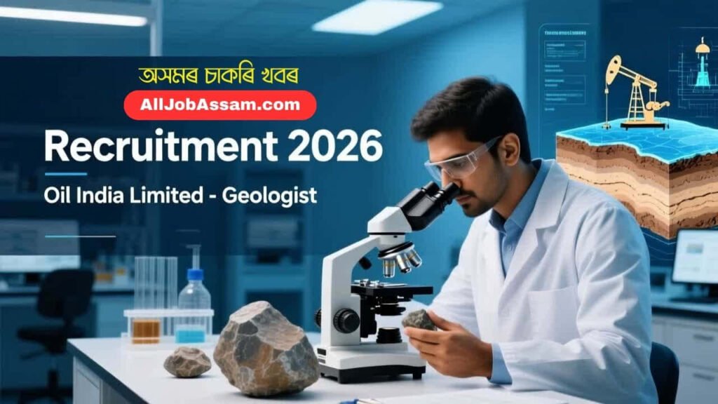 Oil India Limited Guwahati Recruitment 2026 for Geologist Organic Geochemistry Vacancy
