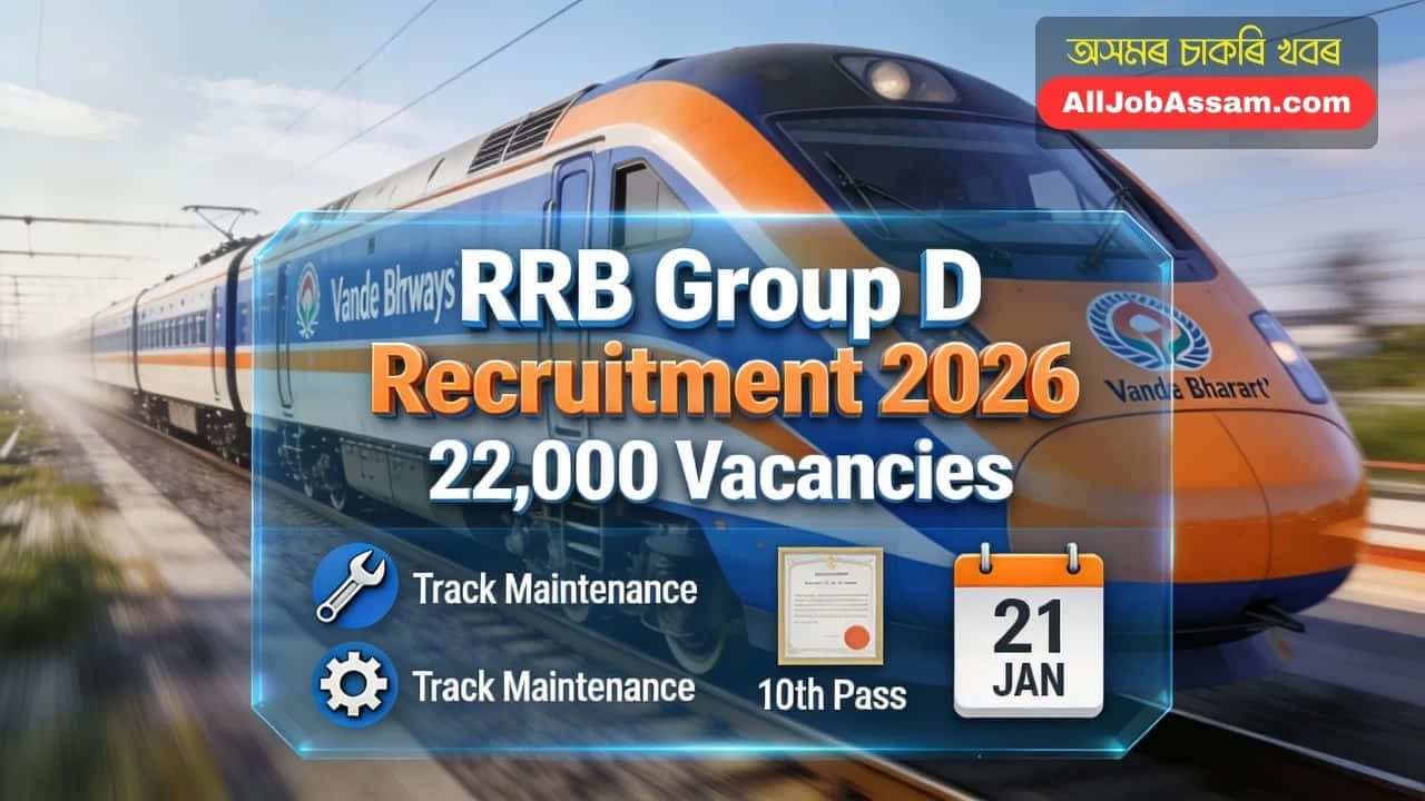 RRB Group D Recruitment 2026 Notification for 22000 Railway Vacancies