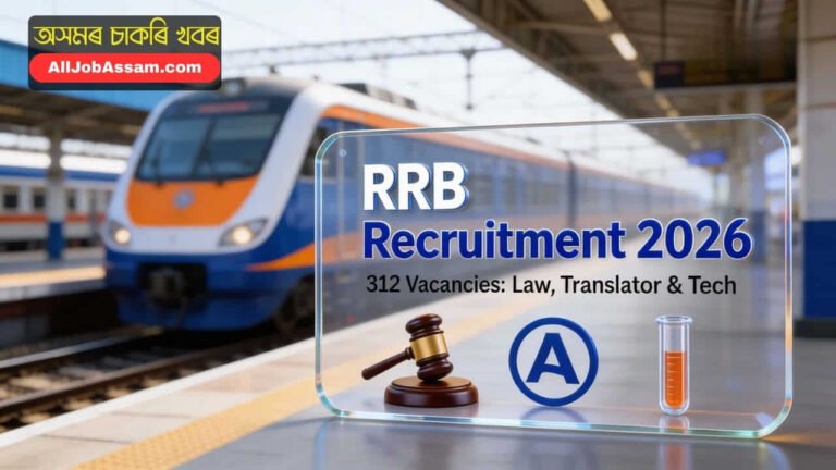 RRB Recruitment 2026 Notification for 312 Ministerial and Isolated Category Posts