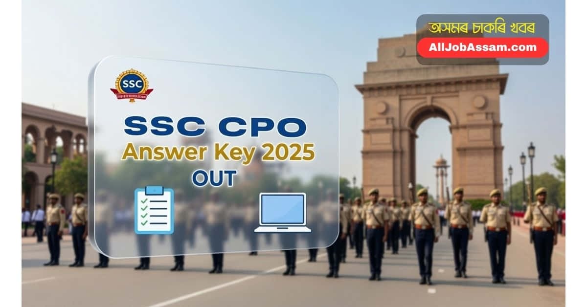 SSC CPO Answer Key 2025 Download Link for Delhi Police SI and CAPF Exam