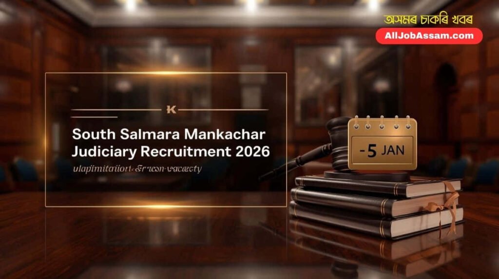 South Salmara Mankachar Judiciary Recruitment 2026 Process Server and Peon Vacancy Notification