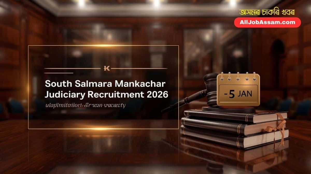 South Salmara Mankachar Judiciary Recruitment 2026 Process Server and Peon Vacancy Notification