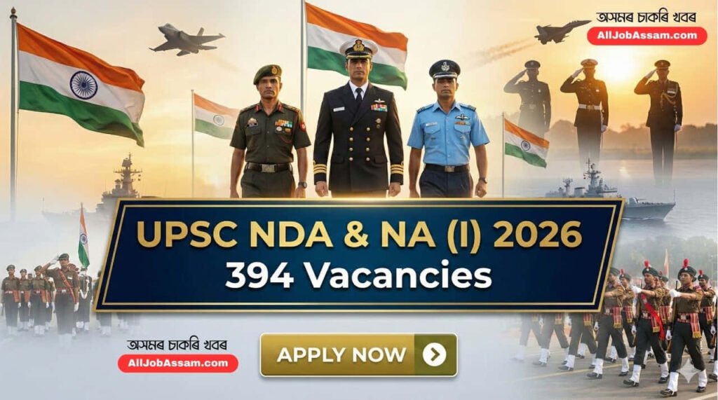 UPSC NDA 1 Recruitment 2026 Official Notification for 394 Posts