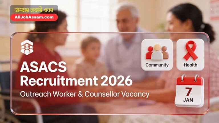 ASACS Recruitment 2026 Somala Mahila Sangha Outreach Worker and Counsellor Vacancy