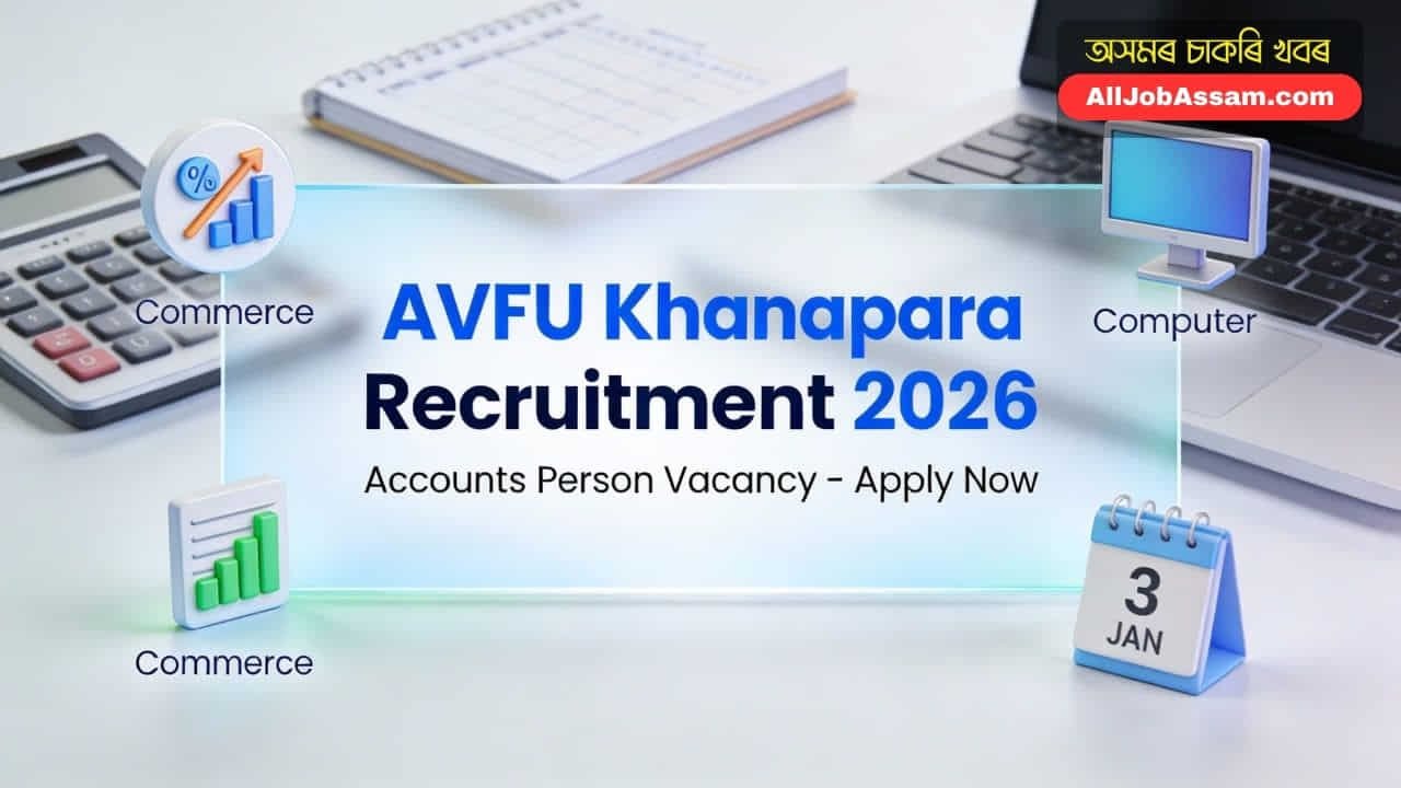 AVFU Khanapara Recruitment 2026 Accounts Person Vacancy Notification