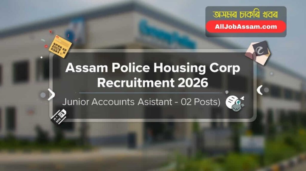 Assam Police Housing Corporation Recruitment 2026 Notification for Junior Accounts Assistant