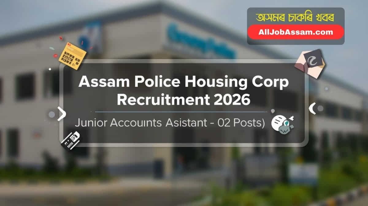 Assam Police Housing Corporation Recruitment 2026 Notification for Junior Accounts Assistant
