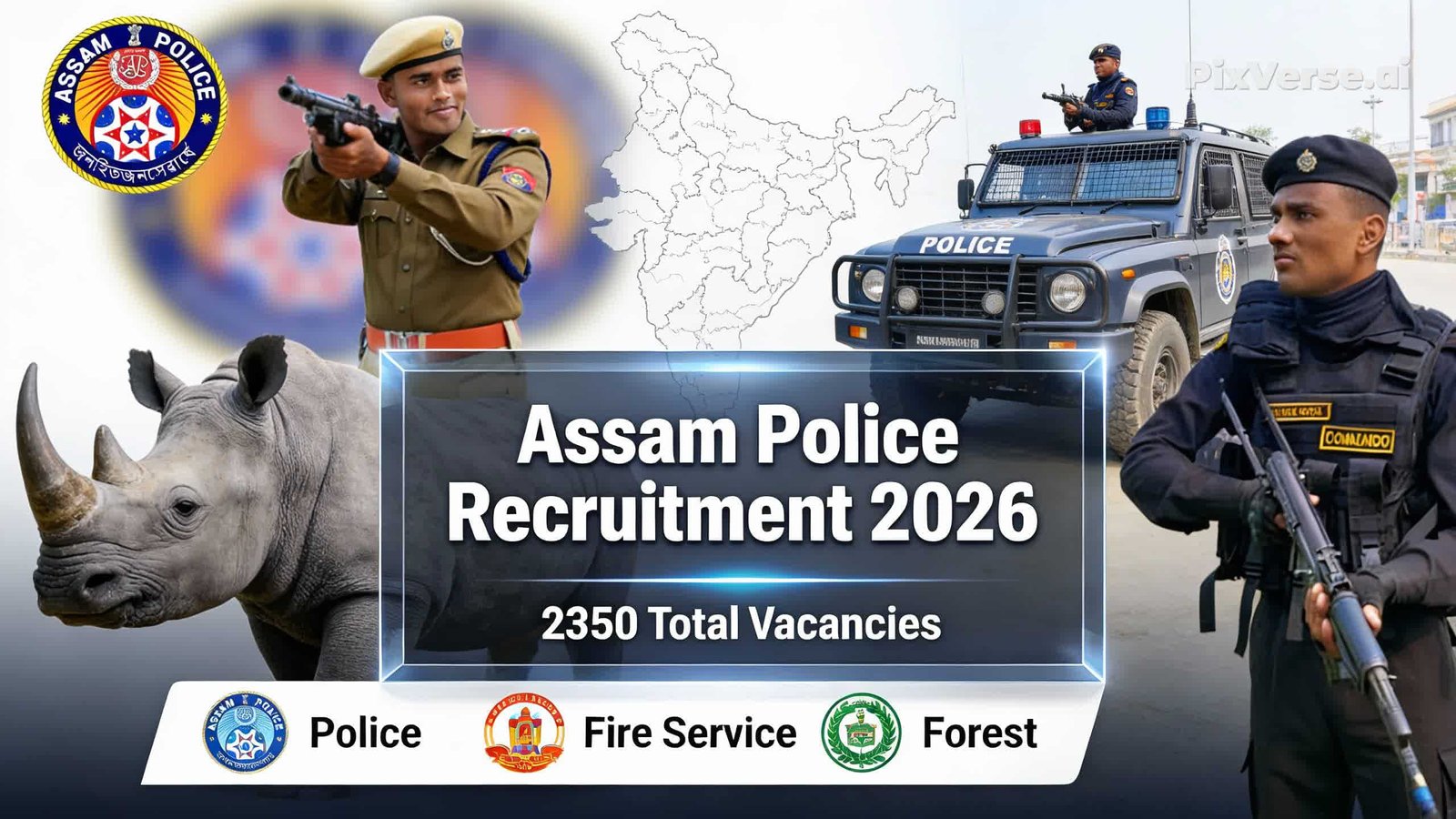 Assam Police Recruitment 2026 Official Notification for 2350 SI Constable and Driver Vacancies
