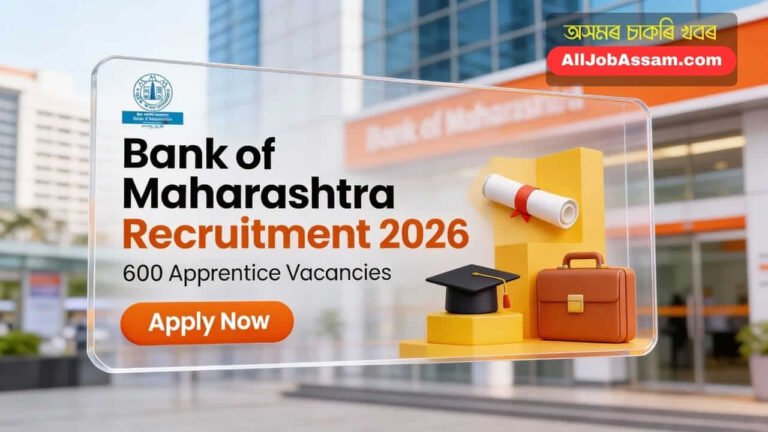Bank of Maharashtra Recruitment 2026 Notification for 600 Apprentice Vacancies