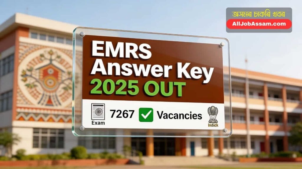 EMRS Answer Key 2025 Download for Teaching and Non-Teaching 7267 Posts
