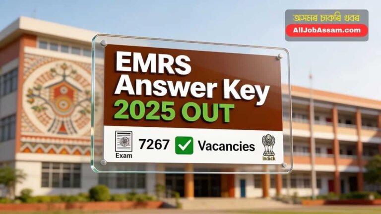 EMRS Answer Key 2025 Download for Teaching and Non-Teaching 7267 Posts