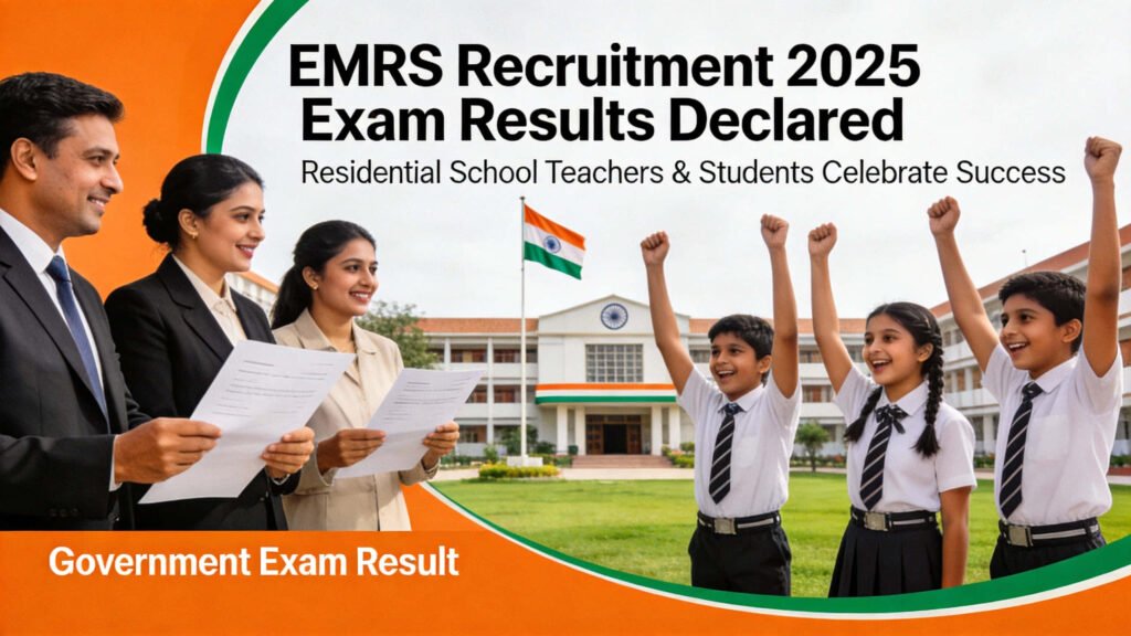 EMRS Teaching and Non-Teaching Result 2025 for 7267 Posts