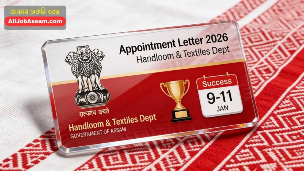 Handloom & Textiles Assam Appointment Letter 2026 – Download Grade III & IV Letters