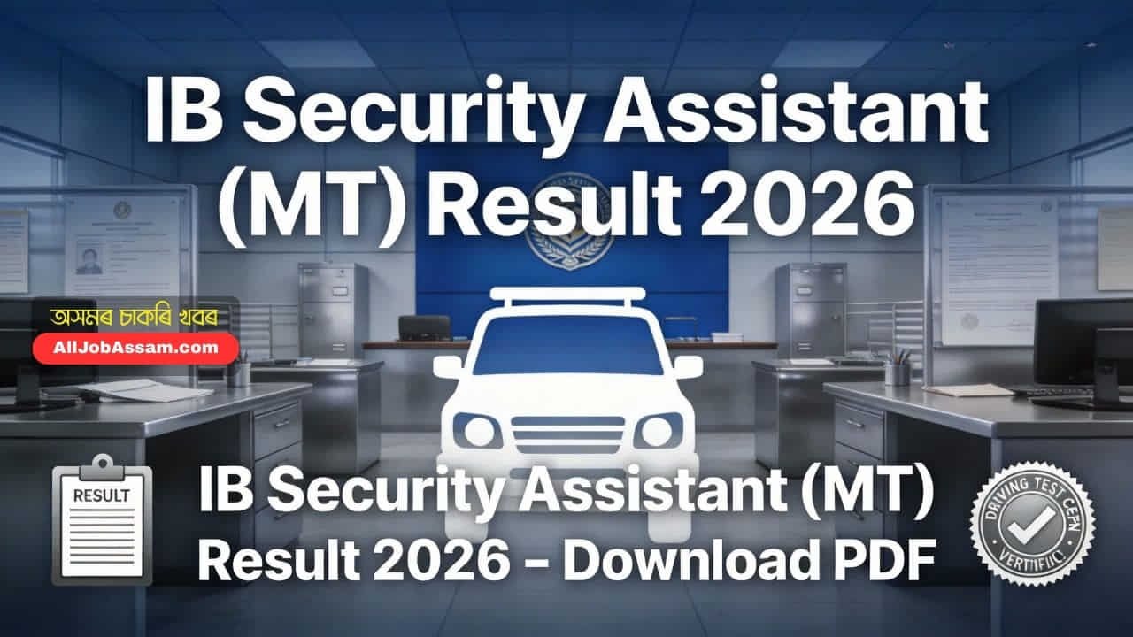 IB Security Assistant (MT) Result 2026