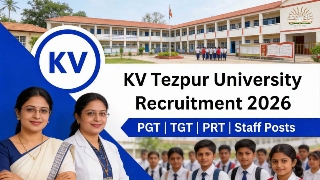 KV Tezpur University Recruitment 2026 Teacher Vacancy
