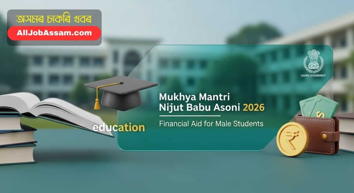 Nijut Babu Asoni Assam 2026 Scheme Notification for Male Students Financial Assistance