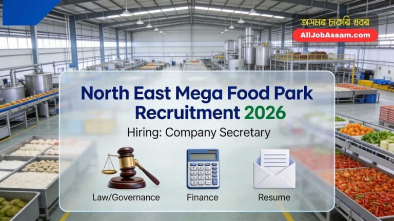 North East Mega Food Park Recruitment 2026 Company Secretary Vacancy Notification