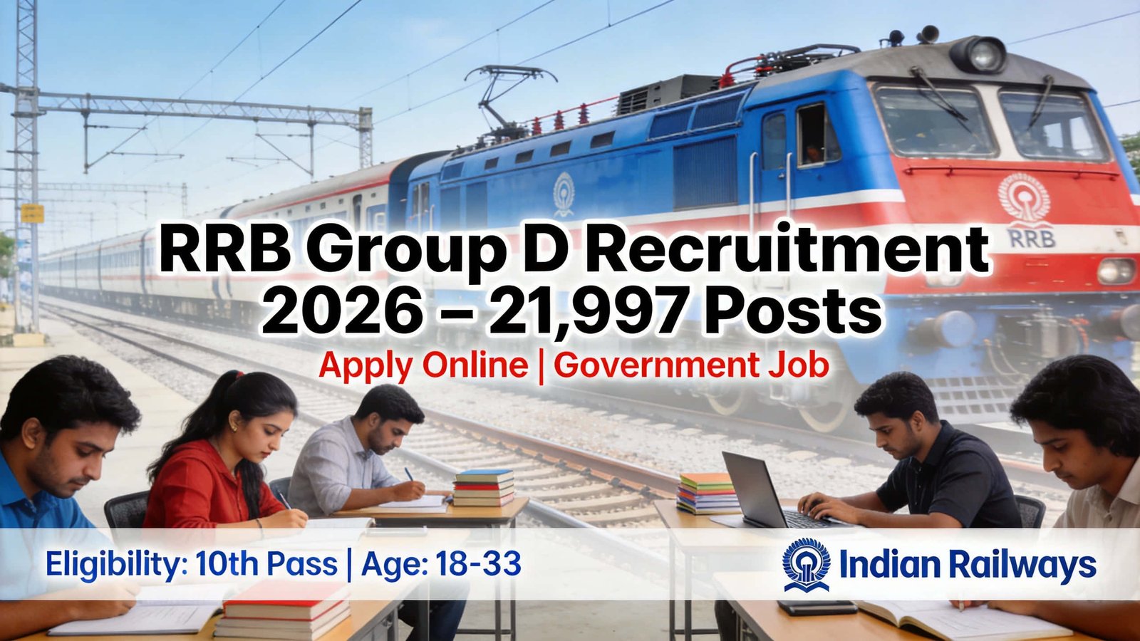 RRB Group D Recruitment 2026 Apply Online