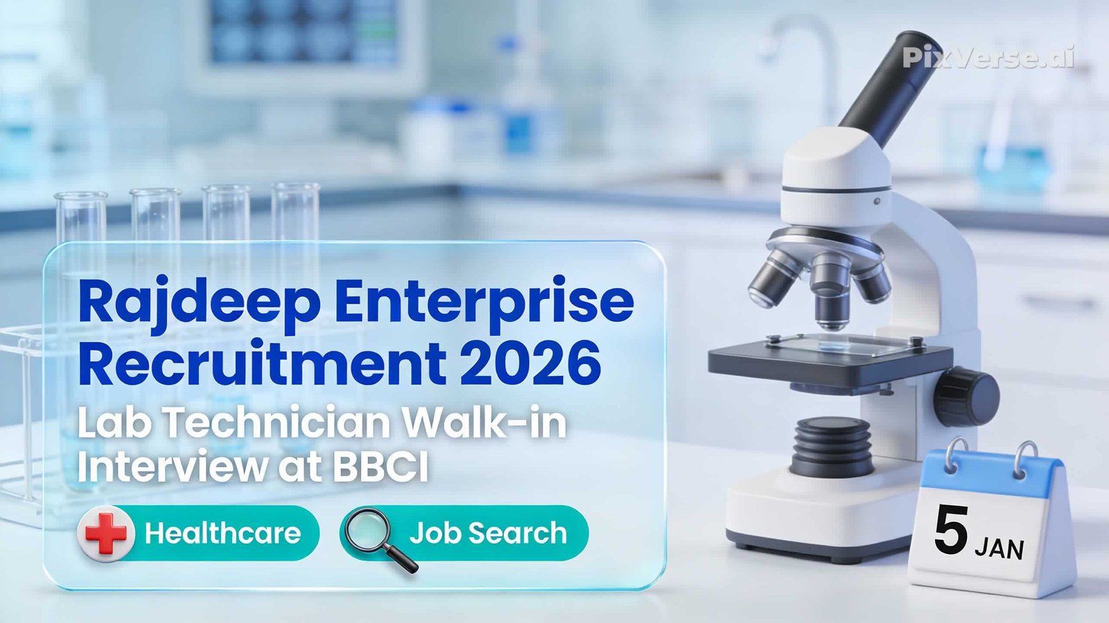 Rajdeep Enterprise Guwahati Recruitment 2026 Lab Technician Walk-in Interview at BBCI