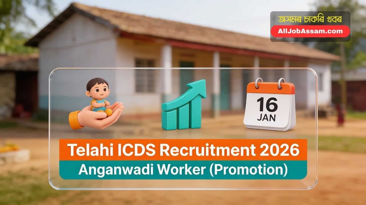 Telahi ICDS Project Recruitment 2026 Notification for Anganwadi Worker Upgradation