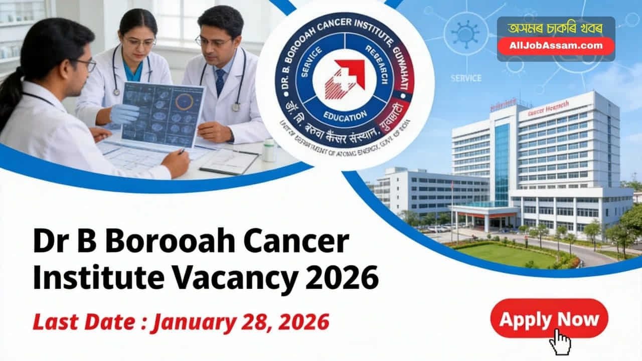 Dr B Borooah Cancer Institute Guwahati Recruitment 2026 Banner