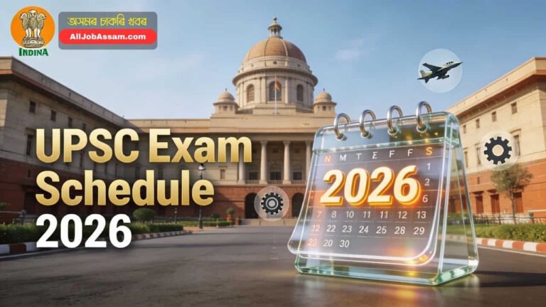 UPSC Exam Calendar 2026 Schedule for IAS NDA CDS and Engineering Services