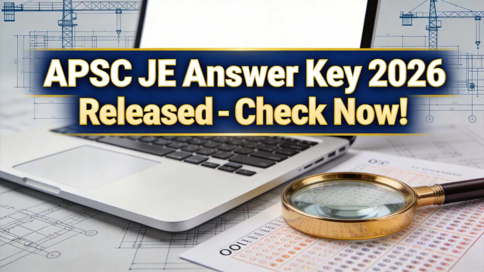 APSC Junior Engineer provisional answer key 2026 for Civil Mechanical Electrical Chemical PHE Department