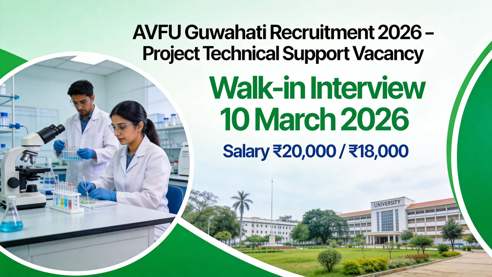 Assam Veterinary and Fisheries University Walk in Interview 2026