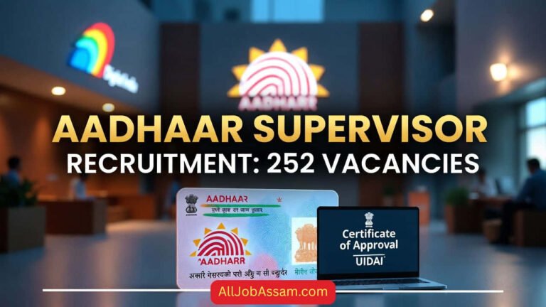 CSC Aadhaar Supervisor Vacancy 2026