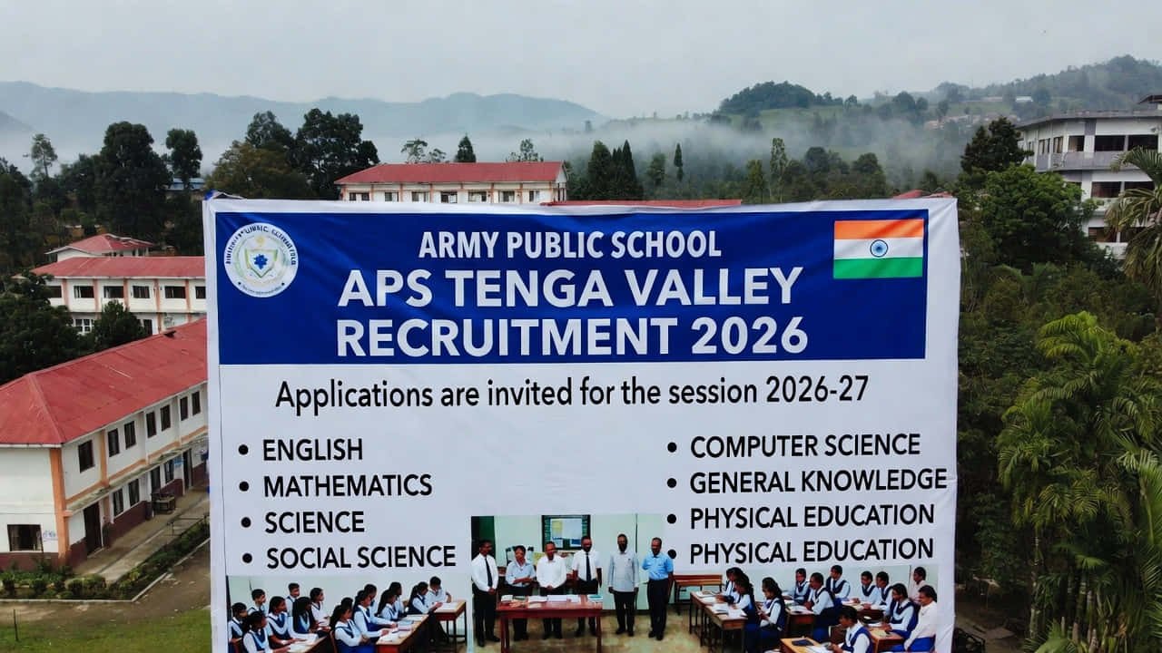 APS Tenga Valley Recruitment 2026